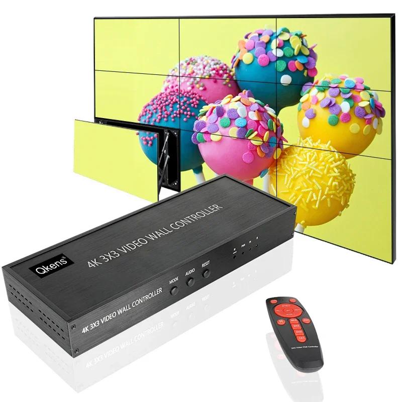 HDMI   Ʈѷ Ƽ ũ μ, TV  ö̼,   ̷ ø, 4K, 3x3, 1x4, 2x2, 2x3, 2x4